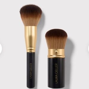 Laura Geller Blending Beauties‎ 2 PC Face Brush Set NEW